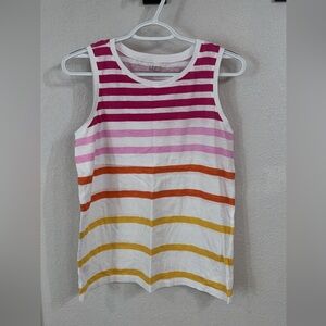 Colorful Striped Sleeveless Top
